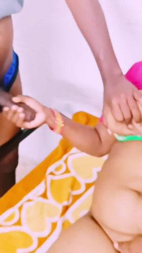 Jaw-dropping moment from &quot;Desi threesom angry stepdad fucking stepmom telugu dirty talks.&quot;