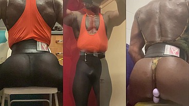 Sunday Afternoon Shoulder & Sex Toy Workout