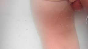 relaxing in the bath