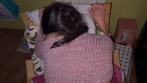 Amateur compilation, a pretty stepmom gets her hard