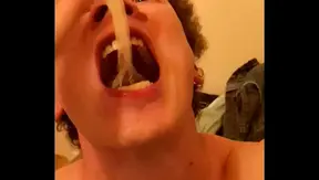 POV Blowjob Finish: Lisbon Top Blows Lad Then Drinks Load From Used Rubber – Hot Raw