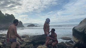 orgy bareback interracial in the beach 10 37