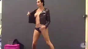 Jonelle Brooks In Behind The Of Black Jacket