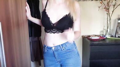 4 Weeks Denied German Teen Gushes Cumshot Big Ass Tits