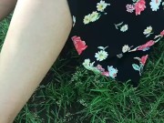 Le Doy DINERO en PUBLICO a LINDA GORDIBUENA Mexicana en el PARQUE Para Ver su CONCHA y TETITAS, VOL1