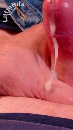 Hot Wet Pink Tiny Cock Cumshot -LittleBits1234 #40