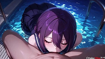 The same continued when Reze sucked Denji by the pool [AI]