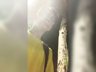 Exposed public masturbation