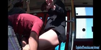 Asian bus passengers gangbanged by rough strangers