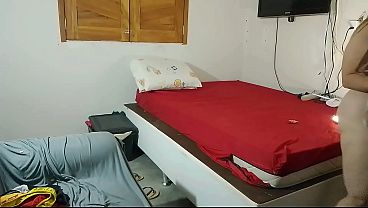 Inside her ass like that, his cock immediately got hard.