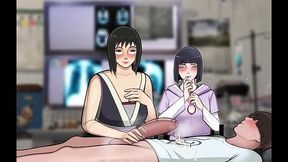 Konoha Milfs get railed at peep show booth