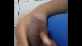 Gordinho se masturbando