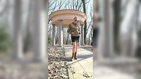 Mature Slut Getting Fucked Roughly Outdoors