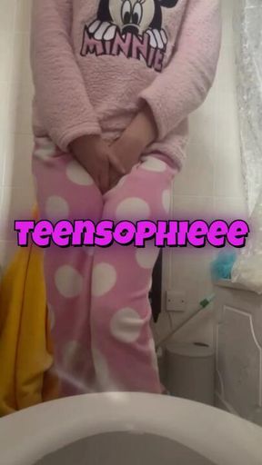 desperate to **** before bed