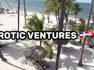 FANSLY MODEL MIXED BLACK LIGHTSKIN SCREWING ON VACATION IN THE DOMINICAN REPUBLIC POV CREAMY AMBW