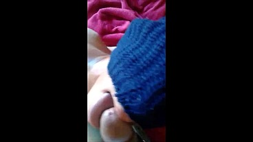 Blonde TS Slut sperm shooter and good fag boy fucker