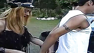 latina tranny drills guy
