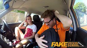 British driving instructor secretly fucks her horny students in HD video