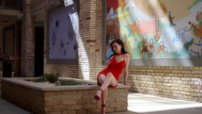 Red Sensual Silk 2 - Milena Ray
