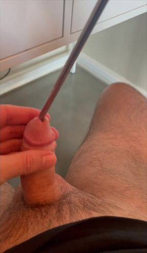 Novice Sounding 6mm to 7mm with Cum Shot