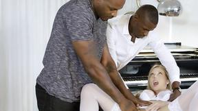 ”High class sexy girl needs two brown lovers”