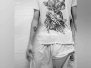 (POLLA GRANDE)  Jugando Con Mi Verga En El Baño 25Cm - Brayan Ospina