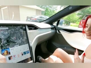 TINDER DATE CAUGHT SCREWING ME IN A TESLA ON AUTO-PILOT