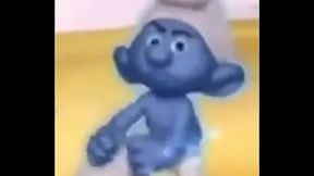 Pitufo bailando cachondamente