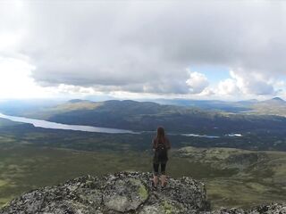 Sex on a mountain top in Norway