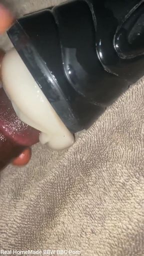 Fucking My Torch Fake Pussy