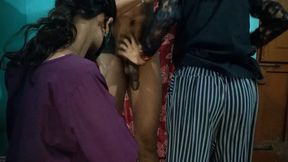 Desi Horny Indian Two Bhabhi Wants to Get Fucked by Jija, a Man Fucked His Two Roommates in Hindi XXX Sex Video