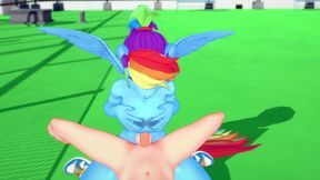 Rainbow Dash Gives Blowjob in POV | My Little Pony Friendship Is Magic Hentai Parody