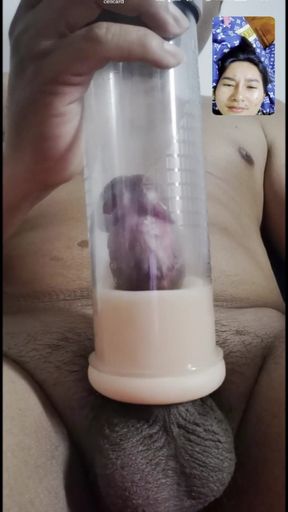 Spectacular moment from &quot;PUMBING PENIS DURING VIDEO CALL SEX WITH HIJAB GIRL 2025&quot;
