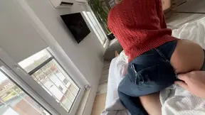 stepsister shows jeans, I rip them and fuck them