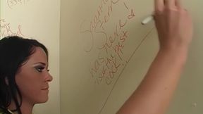 savannah stern blowjob and handjob glory hole cumshot