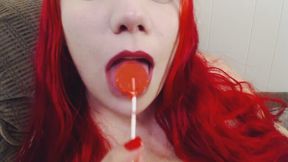 Lollipop Licking - Tongue &amp; Mouth Fetish