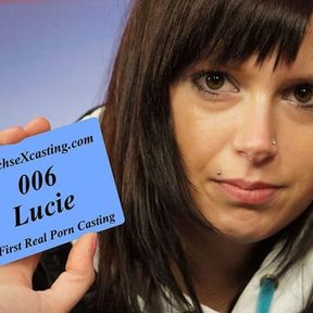Lucie first real porn casting