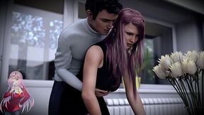 Erotic yoga. Porno game The DeLuca Family