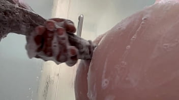 Mom left the house, and she couldn&#039_t wait - stepdaughter&#039_s fantasy became real when stepdad&#039_s massive 12-inch BBC slid into her tight hole, giving her hard anal she secretly craved, moaning under the hot shower water.