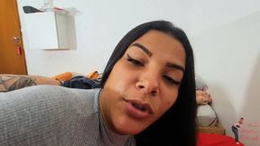 Farting in the mouth, part 1, by PocaH and slave, (cam by Manu) FULL HD
