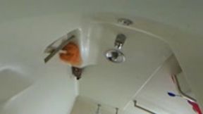 Teenie Sneaks into Giantess Bath POV 4k