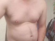 Lubed up but no holes.