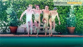 Steamy Summer Escape: Wild Amateur Gay Foursome Outdoors – NextDoorHomemade
