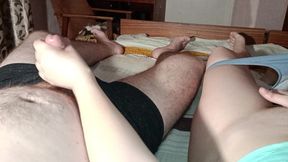 Family Therapy, Jerking off in My Husband's Bed