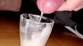 Gokkun Surprise for the Cum Craving Jizz Bucket! Britney Gulps Down Another Six Loads After Masturbation Climax