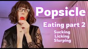 Popsicle eating Part 2 - Sara Desire XO - Femdom