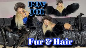 Brat Black Swan FURRY and HAIRY DOLL Jerk Off POV