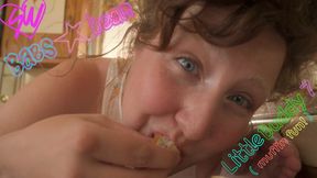 Little Buddy 7!: Muffin Fun! Babs Bear bakes with Little Buddy... and some teasing!