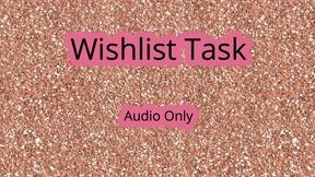 Wishlist task - Audio only MP4