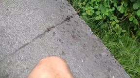 Bicycle Ride Turns Steamy Public Nudity Risk Solo Jerking Exposed